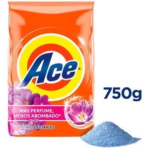 Detergente en Polvo ACE Aroma Floral Bolsa 750g