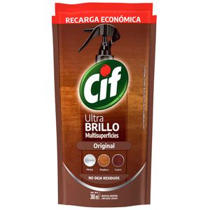 Limpiador CIF Ultra Brillo Original Doypack 380ml