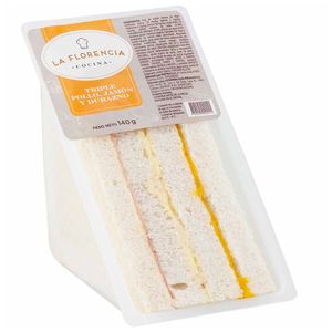 Triple de Pollo Jamón y Durazno LA FLORENCIA 1un