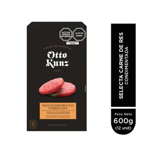 Mini Hamburguesa Parrillera OTTO KUNZ Caja 600g