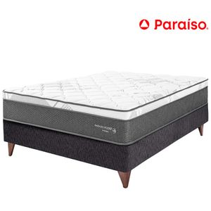 Cama Europea PARAISO Pocket Star 2 Plazas Charcoal