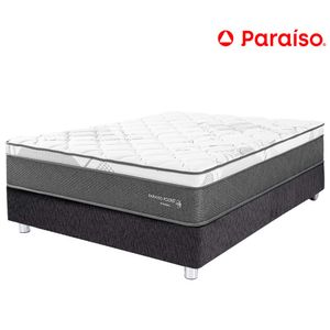 Cama Americana PARAISO Pocket Star 2 Plazas Charcoal
