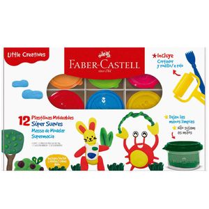 Plastilina FABER CASTELL Super Suave Paquete 12un