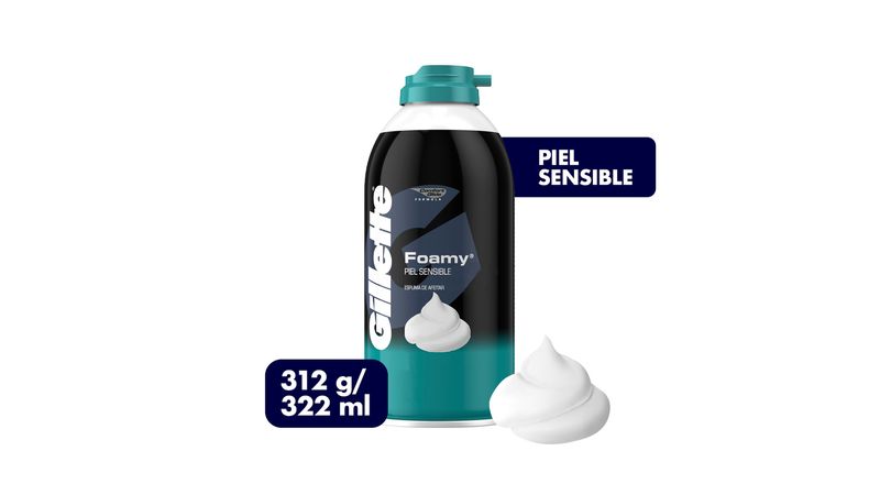 Espuma de Afeitar Foamy Sensitive, 322 ml, Productos