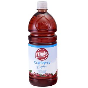 Jugo de Fruta L'ONDA Cranberry con splenda Botella 1L