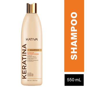 Shampoo KATIVA Keratina Frasco 550ml