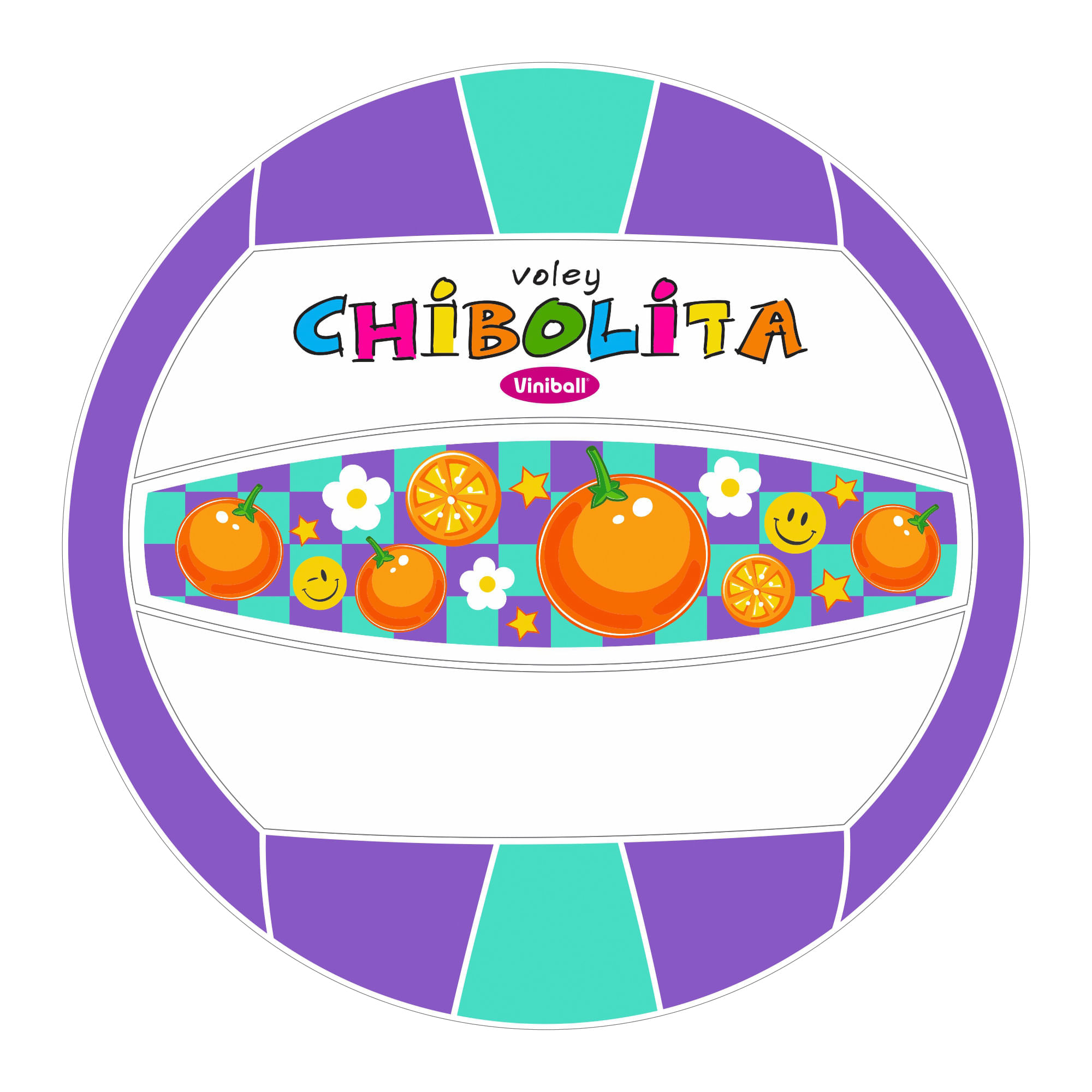 Chibolita Pelota de Voley VINIBALL Chibolita Frutas 015296 | Vivanda