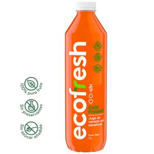 Jugo de Naranja Zanahoria ECOFRESH Botella 1L