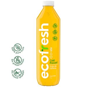 Jugo Sabor a Naranja ECOFRESH Botella 1L