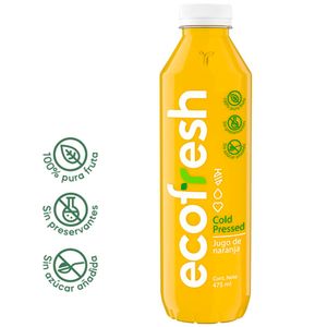 Jugo Naranja ECOFRESH Botella 475ml
