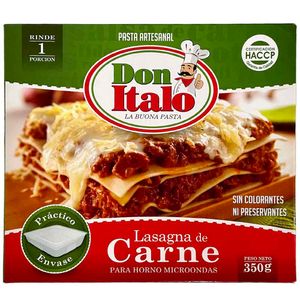 Lasagna DON ITALO de Carne Caja 350g