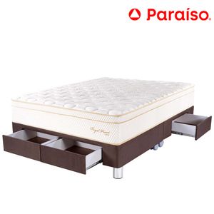 Cama Cajones PARAISO Royal Prince King Chocolate