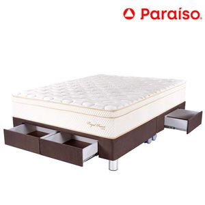 Cama Cajones PARAISO Royal Prince Queen Chocolate