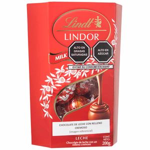 Chocolate LINDT Lindor Milk Caja 200g