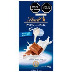 Chocolate LIND SWISS CLASSIC Suizo blanco Envoltura 100Gr