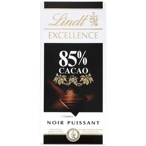 Chocolate LINDT Excellence Dark 85% Barra 100g