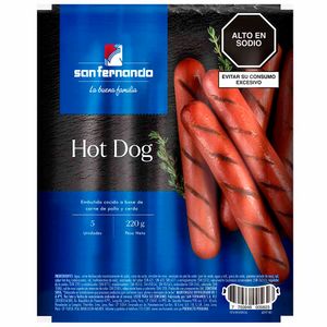 Hot Dog SAN FERNANDO Paquete 220g
