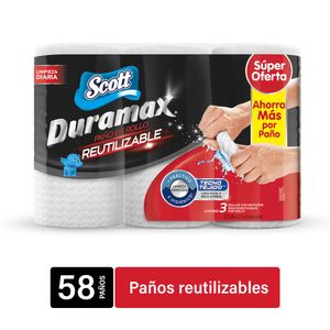 Paño Reutilizable SCOTT Duramax Paquete 3un
