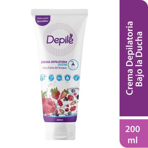 Crema Depiladora para Ducha DEPILÉ Frutos del Bosque Tubo 200ml