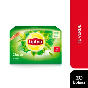Infusiones LIPTON Té Verde Natural Caja 20un