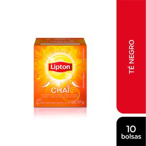 Infusiones LIPTON Té Chai Gengibre Clavo y Canela Caja 10un