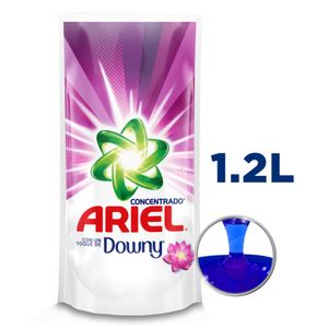 Detergente Líquido ARIEL Concentrado con Downy Doypack 1.2L