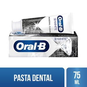 Pasta Dental ORAL-B 3D White Mineral Clean Caja 75ml