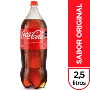 Gaseosa COCA COLA Sabor Original Botella 2.5L