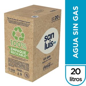 Agua SAN LUIS sin Gas Caja 20L