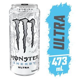 Bebida Energizante MONSTER Ultra Lata 473ml