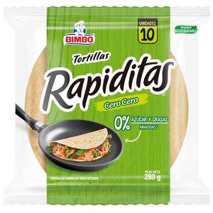 Tortillas BIMBO Cero Cero Bolsa 280g