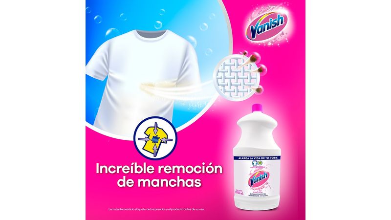 Quitamanchas Líquido VANISH Ropa Color Doypack 800ml - Oechsle
