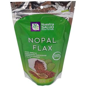 Infusiones NUESTRA SALUD Nopal Flax Paquete 454g