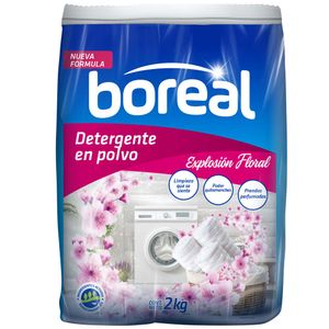 Detergente en Polvo BOREAL Explosión Floral Bolsa 2kg