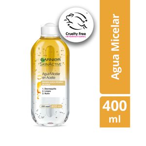 Agua Micelar en Aceite GARNIER SkinActive Frasco 400ml
