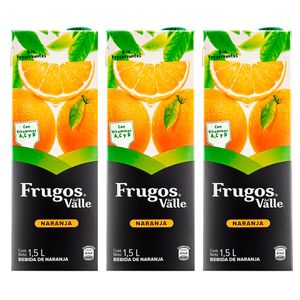 Pack Néctar FRUGOS Naranja Caja 1.5L Paquete 3un