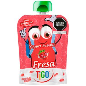 Yogurt Bebible TIGO Fresa Doypack 140g