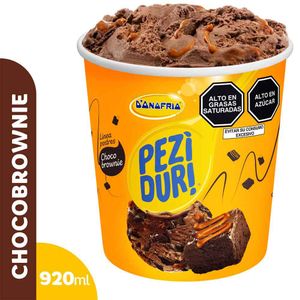 Helado D'ONOFRIO PEZIDURI Choco Brownie Pote x 920ml