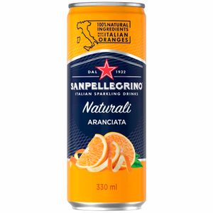 Sparkling Beverage SAN PELLEGRINO Orange Lata 330ml