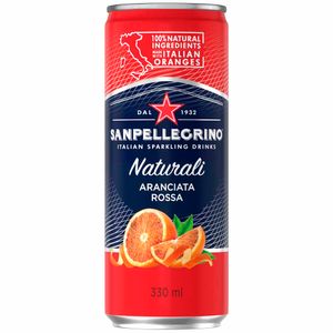 Agua SAN PELLEGRINO Aranciata Rossa Lata 330ml