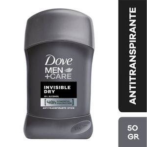 Desodorante en Barra para Hombre DOVE Invisible Dry Frasco 50g