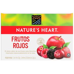 Infusión NATURE'S HEART Frutos Rojos Caja 20un