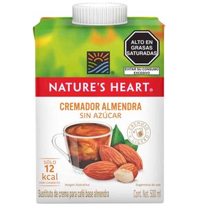 Cremador de Almendra Sin Azúcar NATURE'S HEART Tetrapack 500ml
