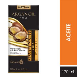 Loción Capilar KATIVA Argán 4 Oils Frasco 120ml