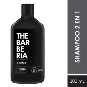 Shampoo THE BARBERIA Anticaspa y Anticaída Frasco 300ml