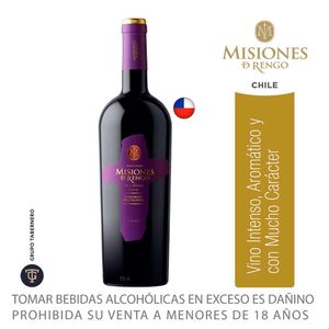 Vino MISIONES DE RENGO Cuvée Cabernet Sauvignon Botella 750ml