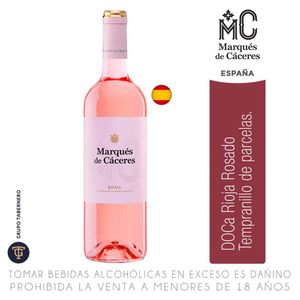 Vino MARQUÉS DE CÁCERES Rioja Rosé Botella 750ml