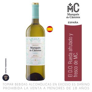 Vino Blanco MARQUÉS DE CÁCERES Rueda Botella 750ml