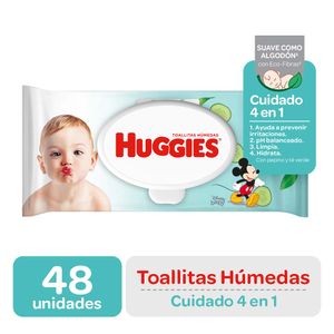 Toallitas Húmedas para Bebé HUGGIES One & Done Paquete 48un