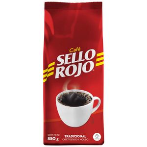 Café Molido SELLO ROJO Tradición Bolsa 850g